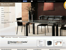 Tablet Screenshot of designnovecento.com